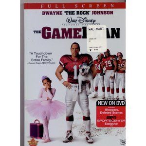 DWAYNE "THE ROCK" JOHNSON in GAMEPLAN (GAME PLAN) on DVD "Charm and Heart!"